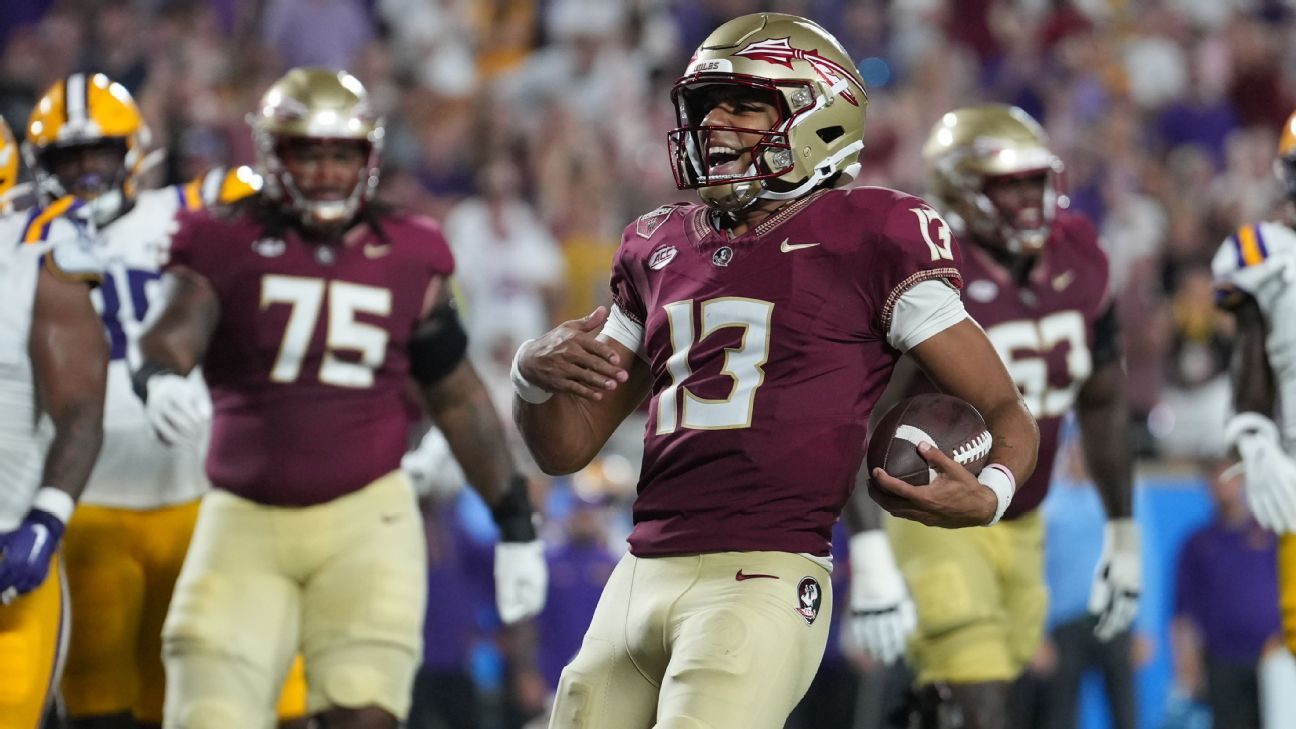 College Football Playoff picks after Week 1