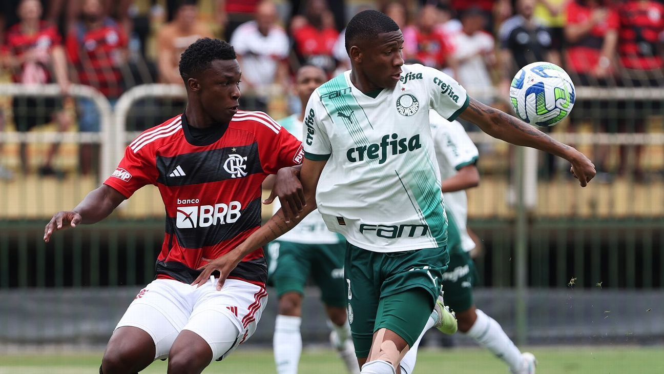 Com polêmica por paradinha, Flamengo vence Palmeiras nos pênaltis e é bicampeão do Brasileirão sub-20