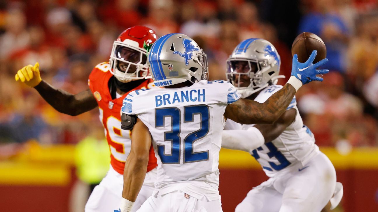 Sam LaPorta, Jack Campbell shine in NFL debuts as Detroit Lions upset  Kansas City Chiefs