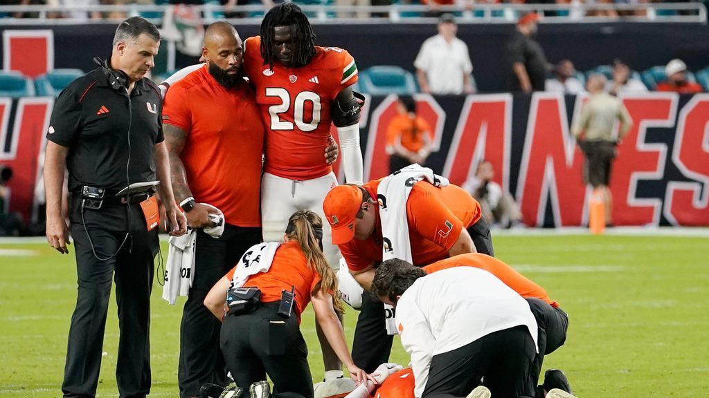 Cristobal 'hopeful' after Miami safety hospitalized