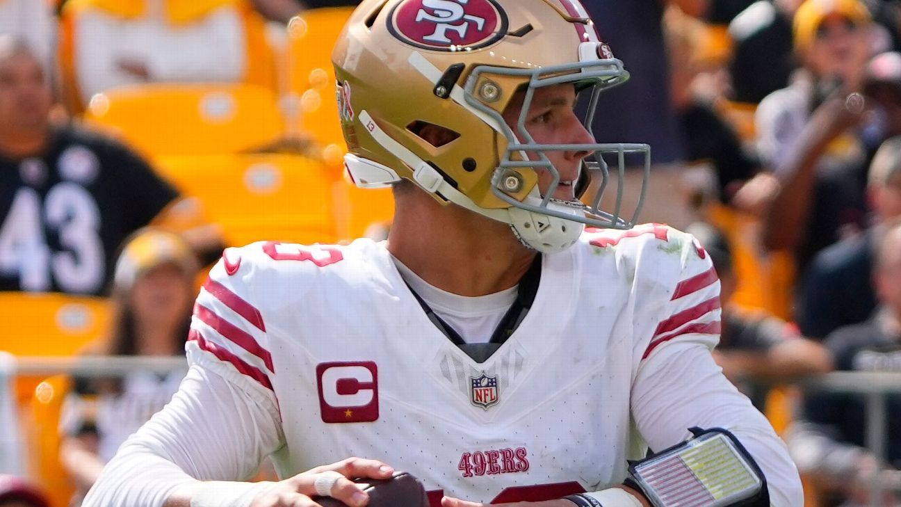 Source - 49ers QB Brock Purdy has torn UCL in right elbow - ESPN