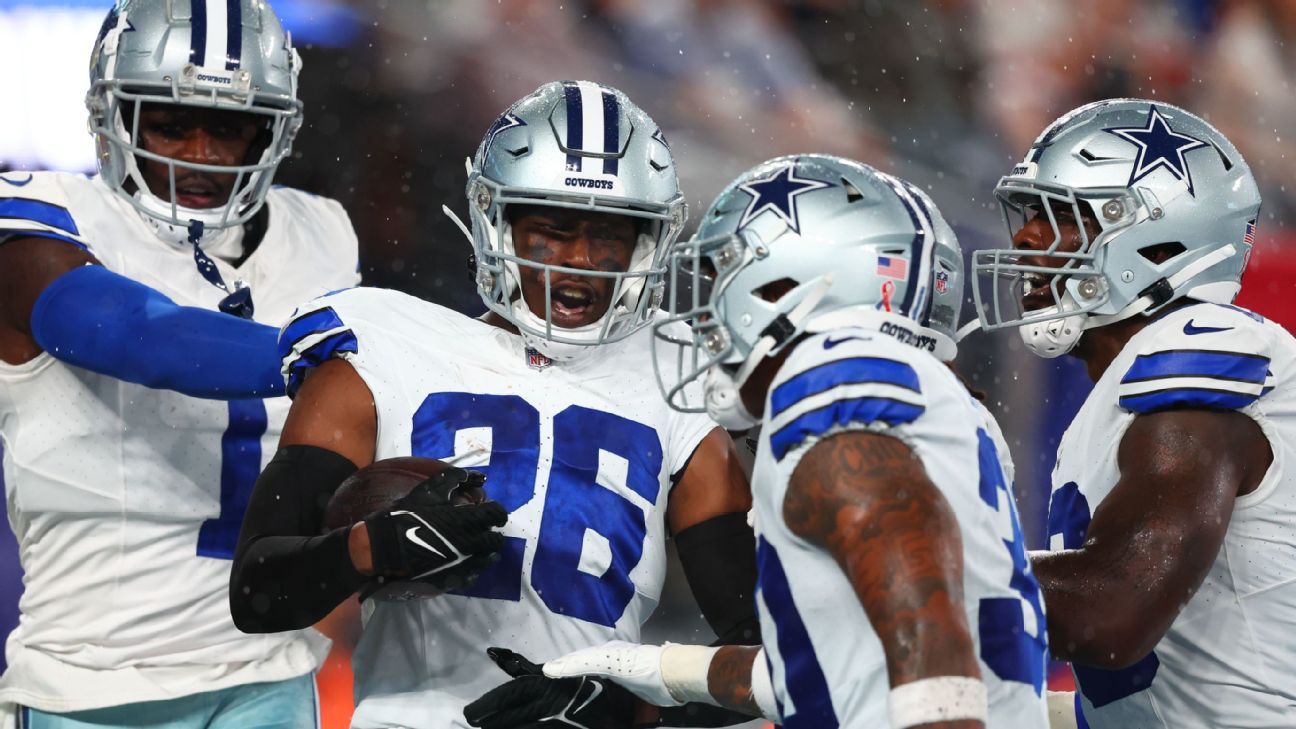 What to know in Week 1 of the NFL season: Cowboys open with Giants