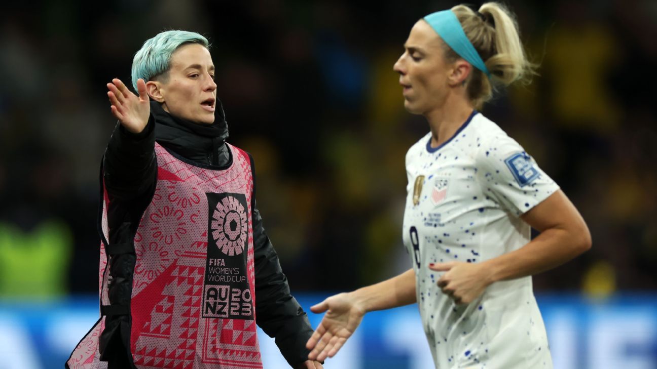 Rapinoe And Ertz Set For Farewells As Uswnt Roster Announced Espn 