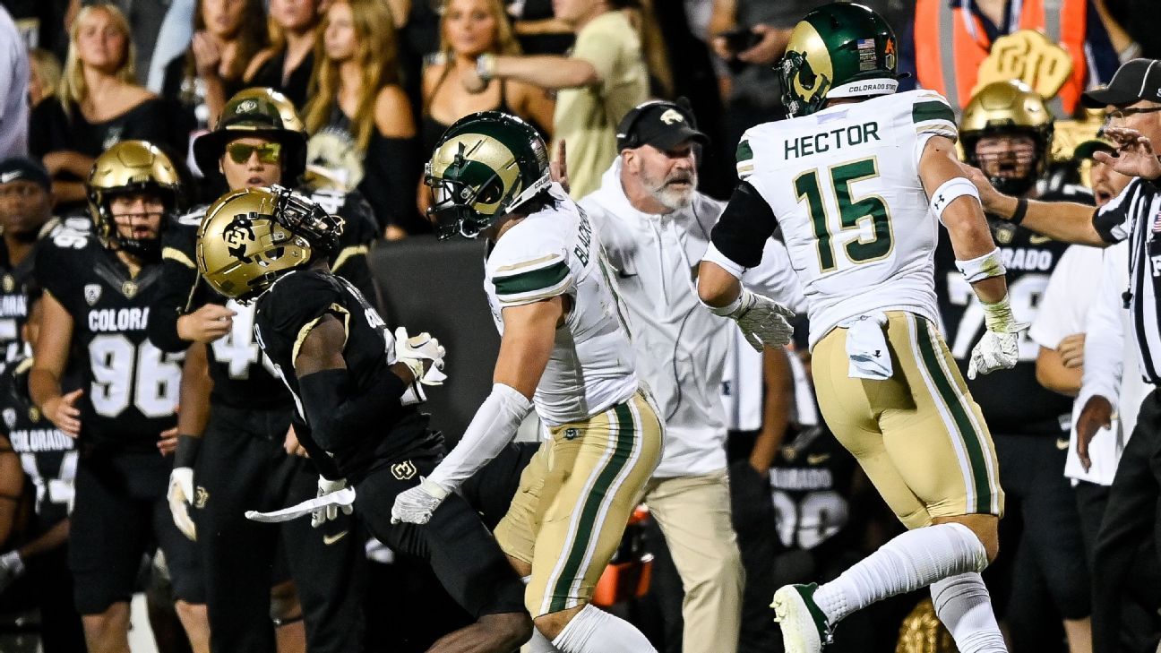 Colorado's Travis Hunter and Colorado State's Henry Blackburn make peace by  going bowling