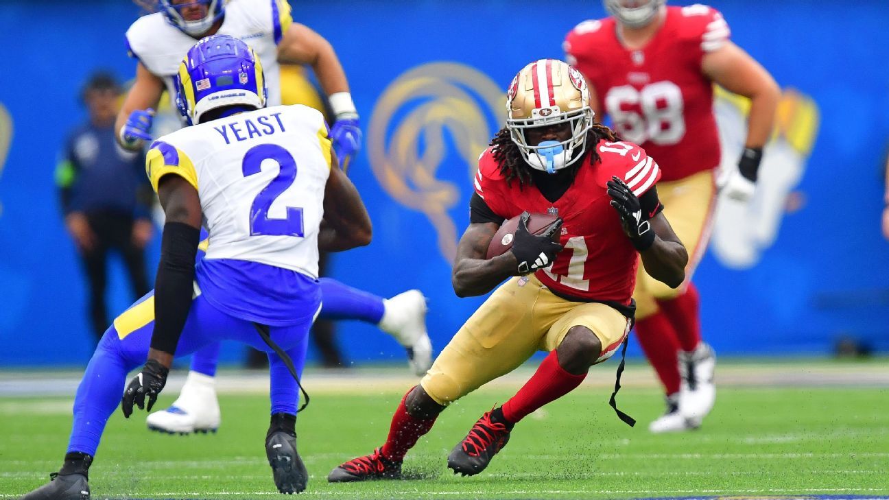 49ers’ Aiyuk back, but Samuel, Jennings may sit-ZoomTech News