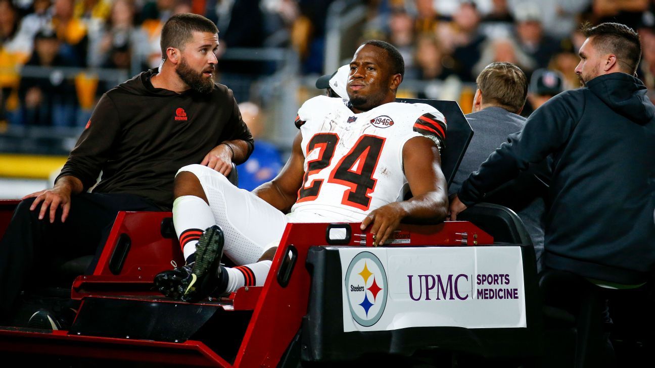 Cleveland Browns Confirman Fin De Temporada Para Nick Chubb Espn 8799