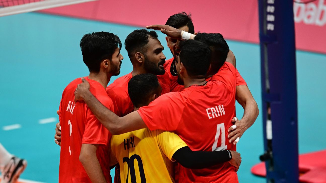 Asian Games India's volleyball team beat silver and bronze holders in