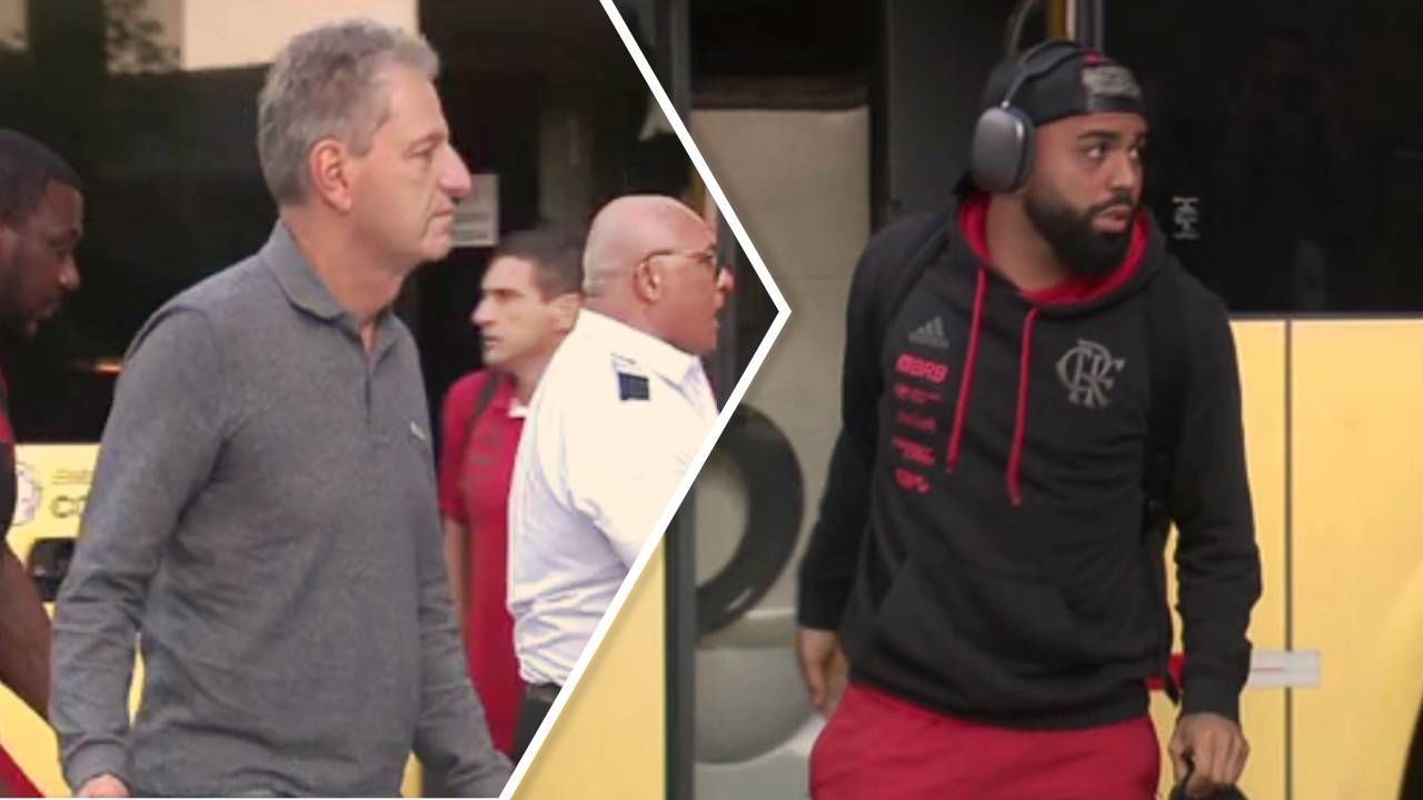 Flamengo chega a São Paulo com xingamentos a Sampaoli, Landim, Braz, Spindel e jogadores: Saiam do clube