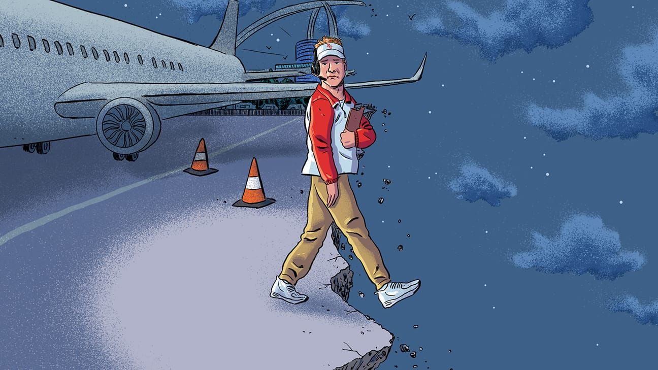 Lane Kiffin, an airport tarmac and the long-term impact of college football's most memorable firing