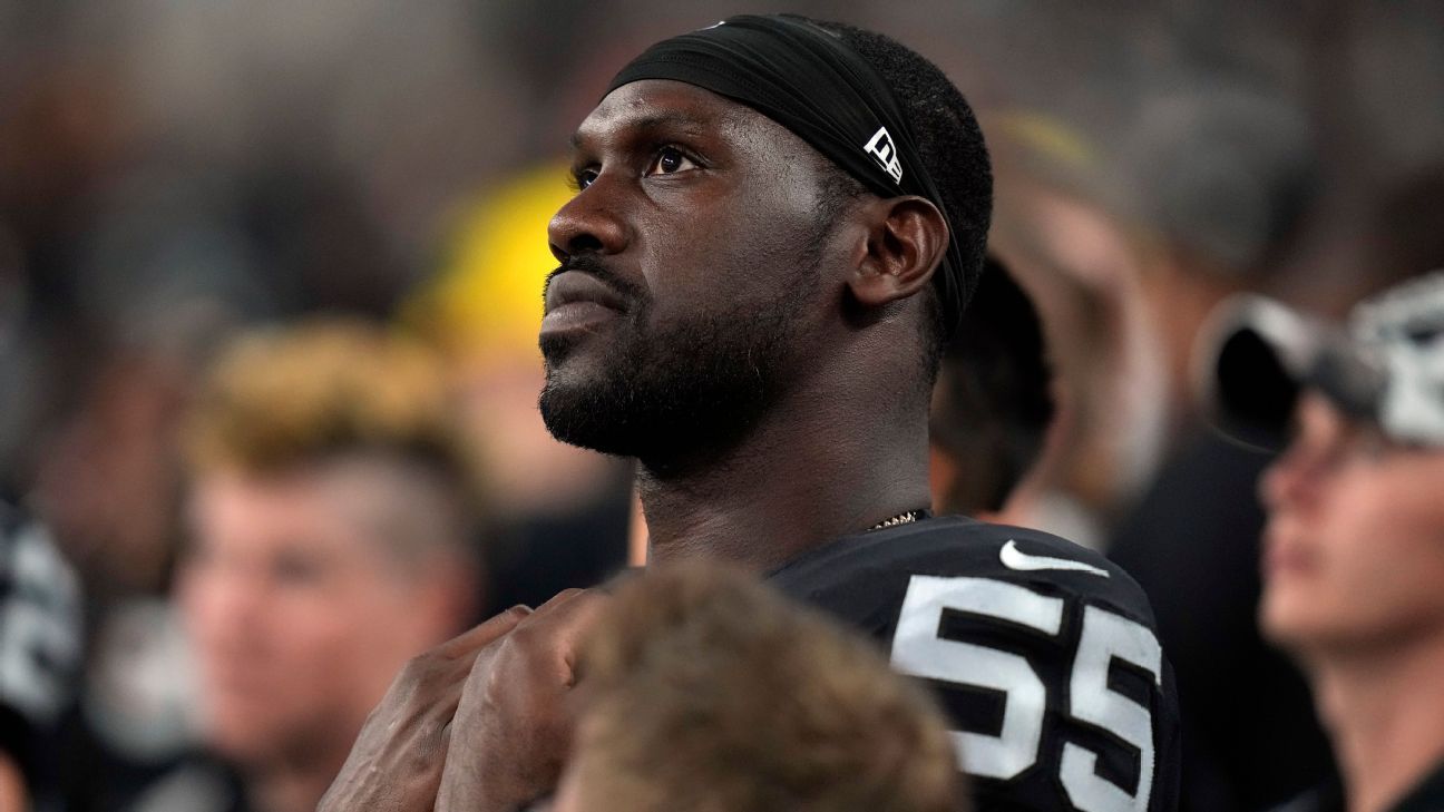 Raiders Releasing Chandler Jones After Arrest