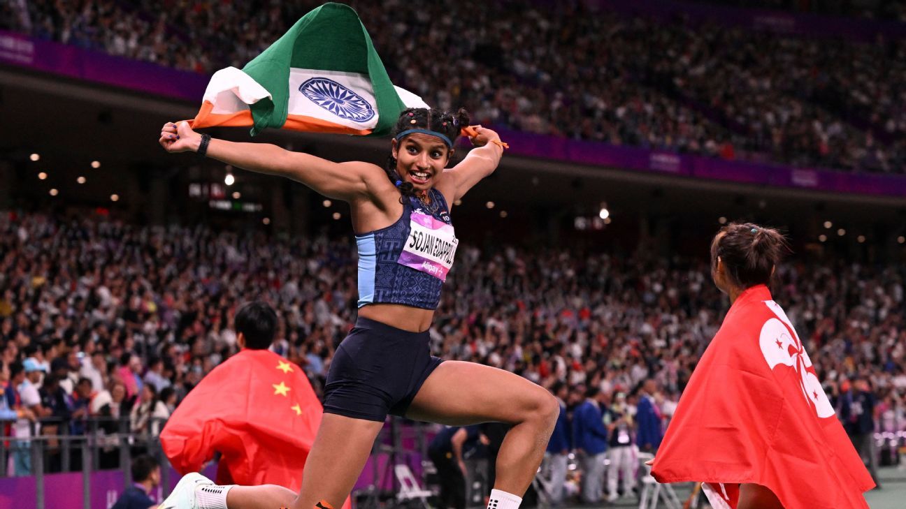 Asian Games: Ancy Sojan leaps her best-ever jump to win silver in ...