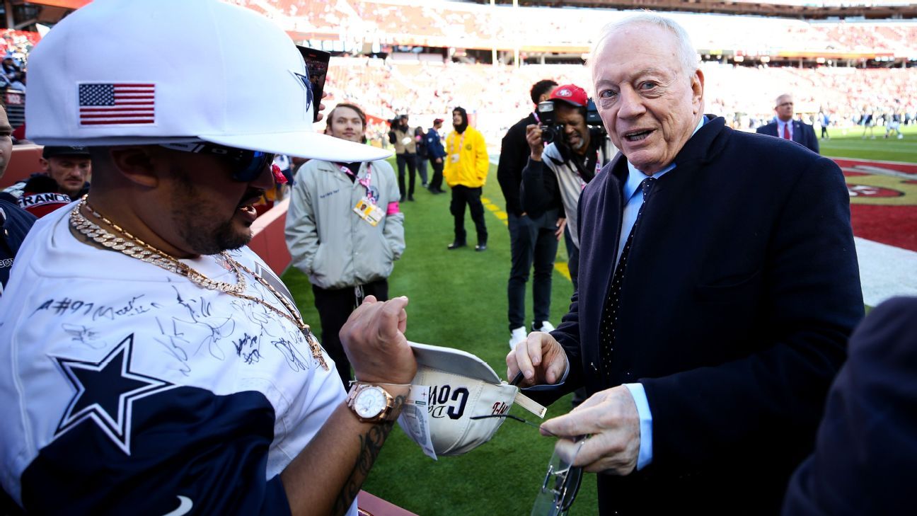 Jerry Jones calienta el partido entre Cowboys y 49ers - Enfoque