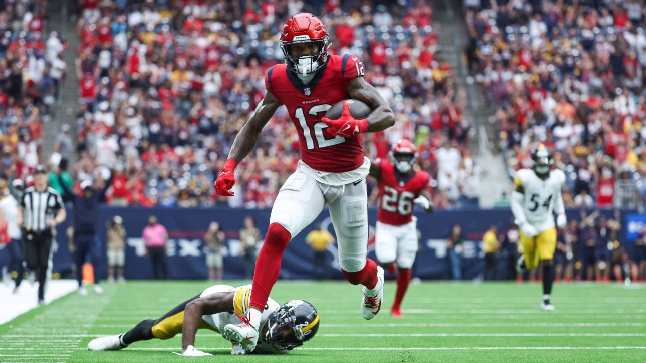 NFL on ESPN - The Houston Texans red uniforms are 