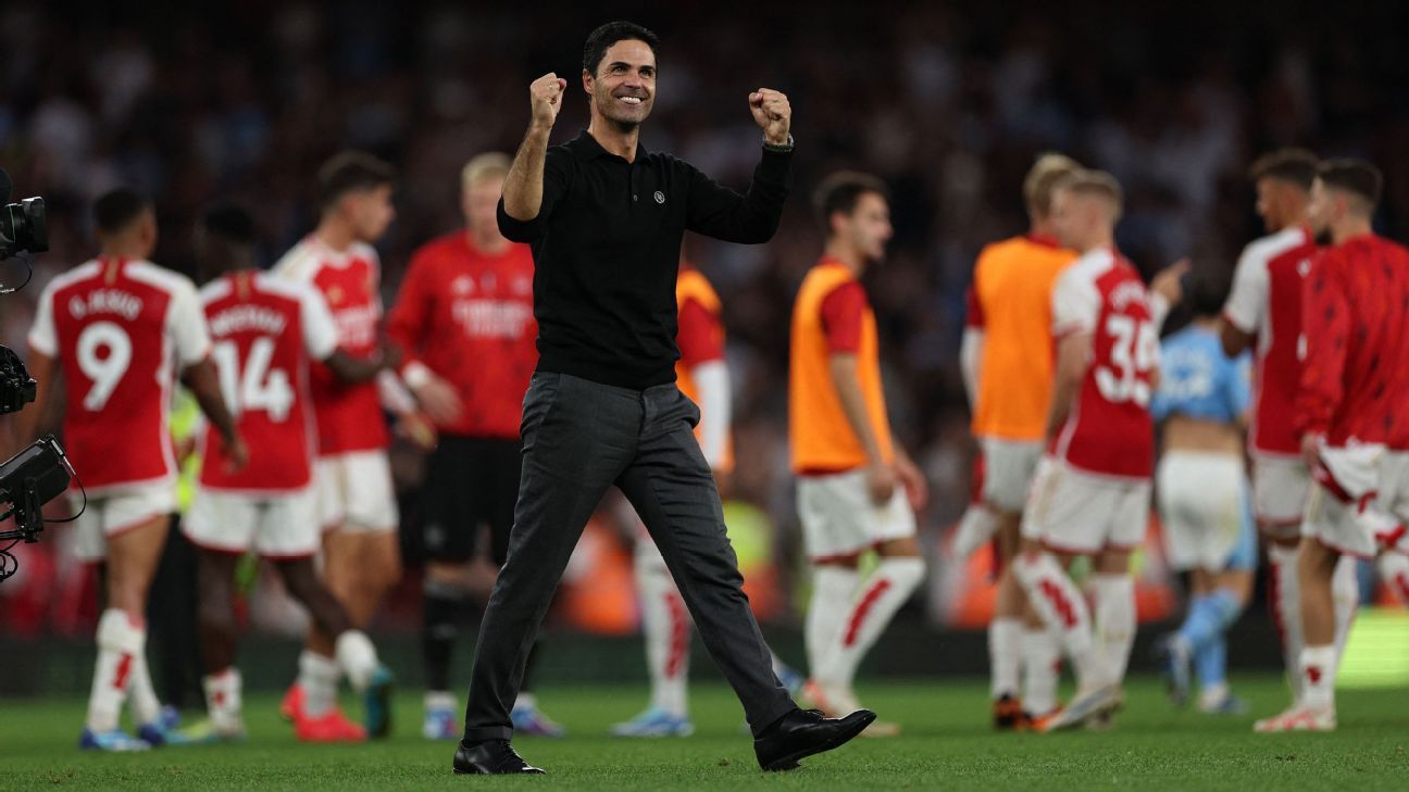 Arsenal vs Manchester City highlights as Gabriel Martinelli downs the  champions amid Saka injury 