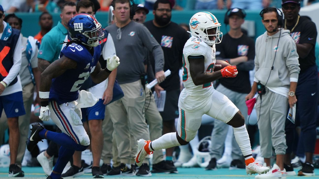 Dolphins De'Von Achane will impact strategy when he returns ESPN