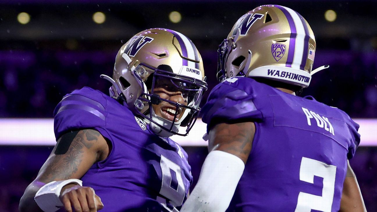 Michael Penix Jr. and the receiving corps behind the country's most