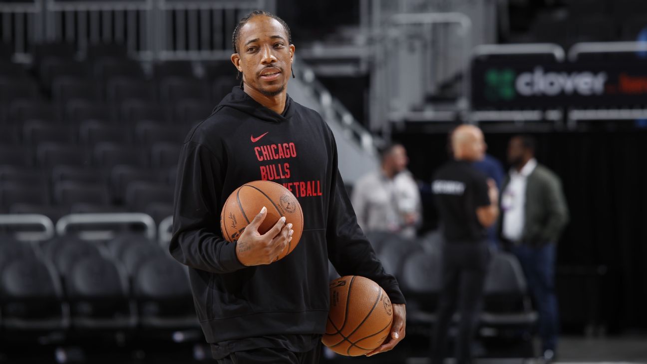 During trying year, San Antonio Spurs' DeMar DeRozan uses