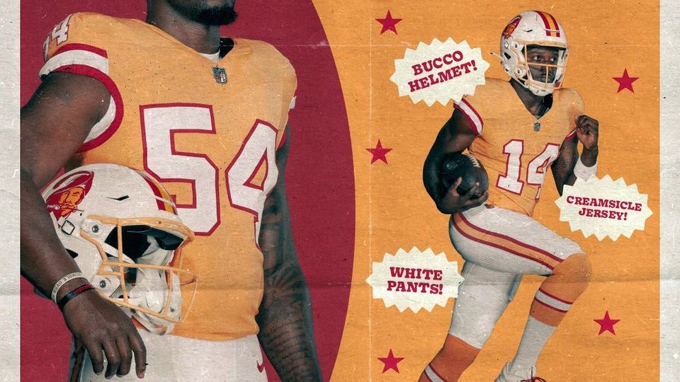 Buccaneers lead top Week 6 NFL uniforms with fan favorite 'Creamsicle'