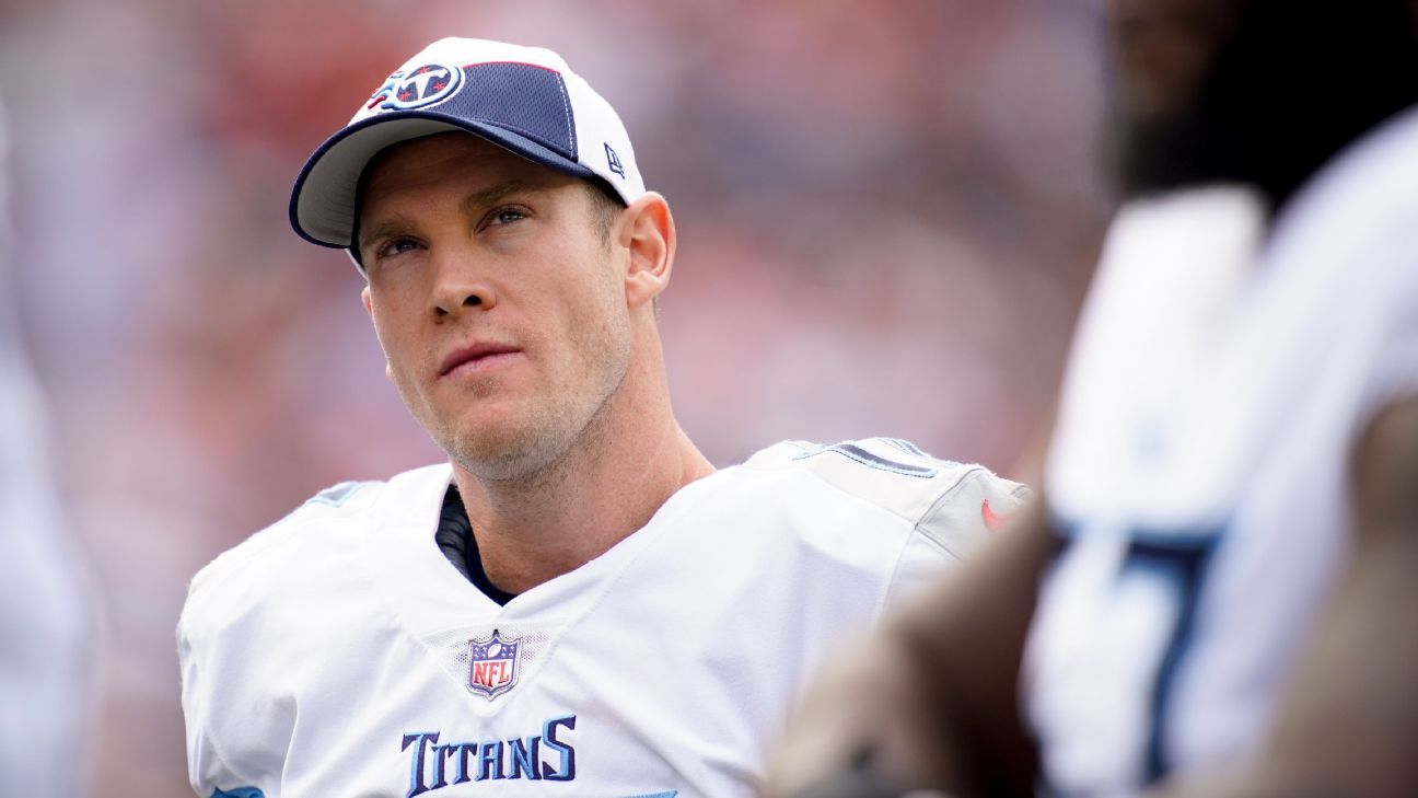 O tight end do Giants, Ryan Tannehill, substitui Will Levis para começar no QB