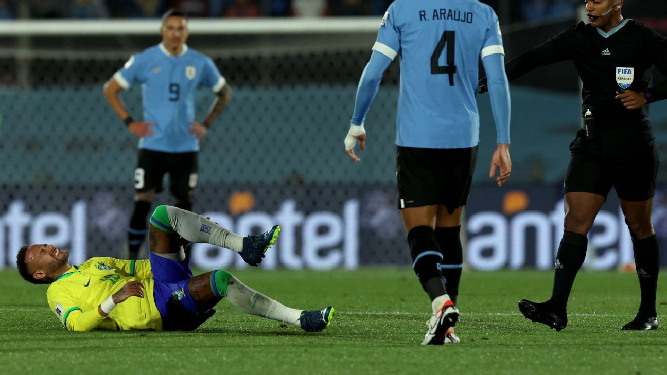 Uruguay le da un nuevo golpe a Brasil, que sufre por Neymar: resultado,  resumen y goles del partido