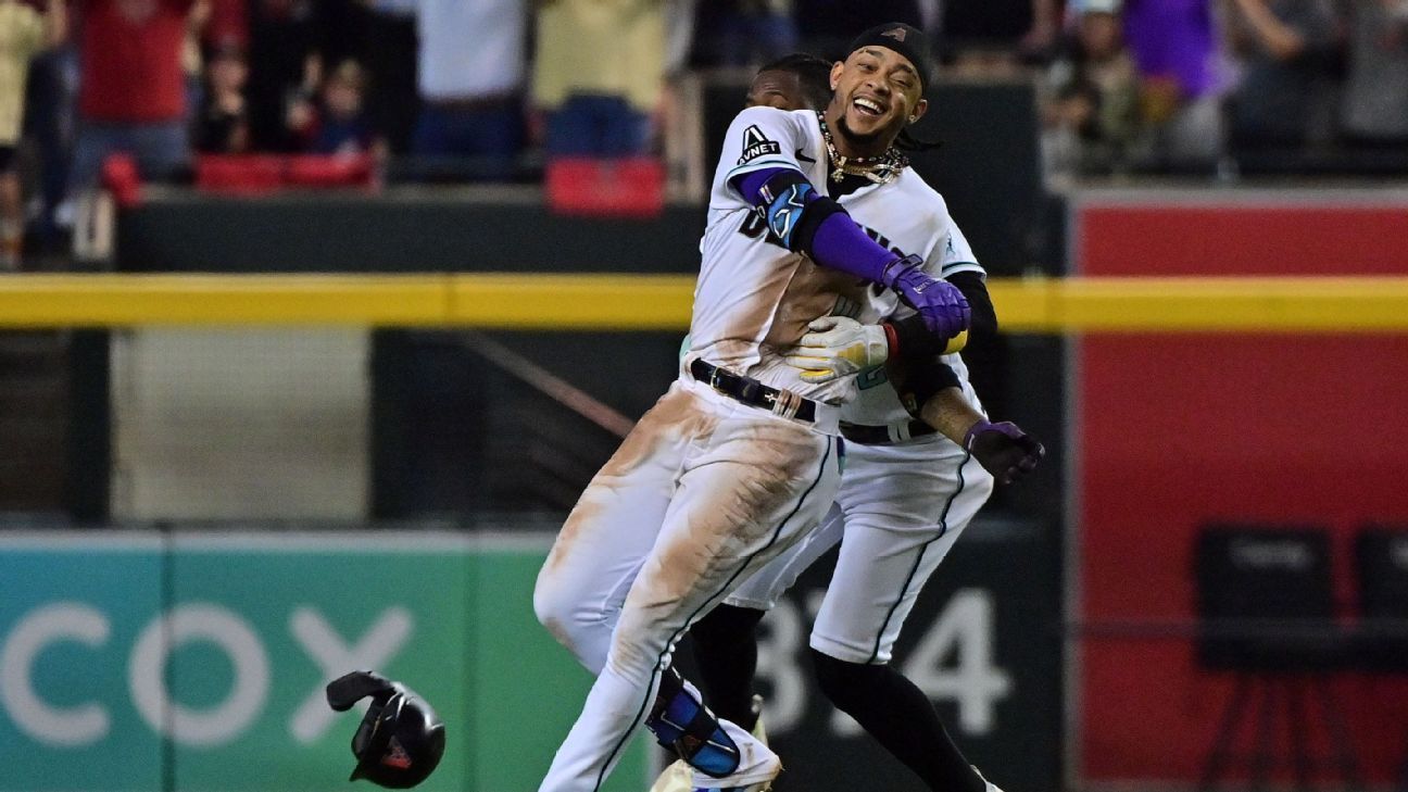 Ketel Marte's clutch walk-off hit, 10/19/2023