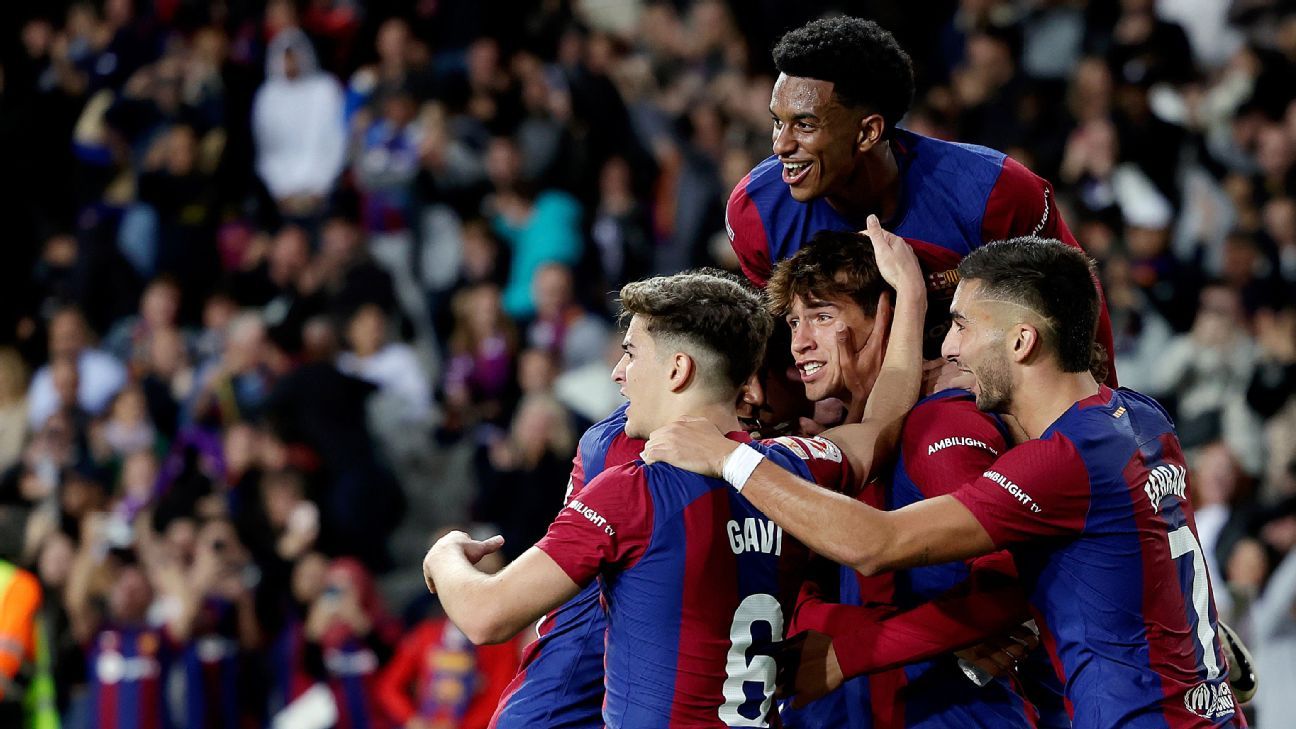 17-Year-Old Guiu Scores Seconds into Debut to Give Barcelona Spanish League  Victory