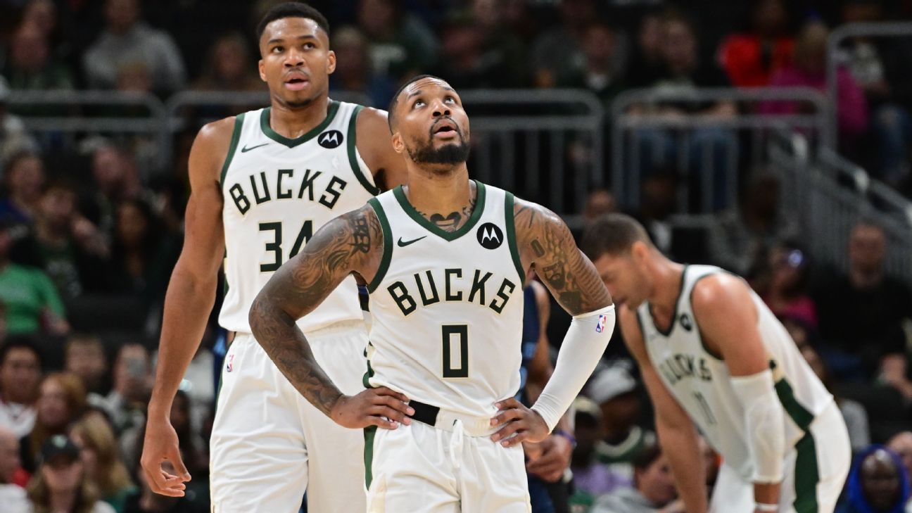 Lillard practices fully, Giannis still out of live drills