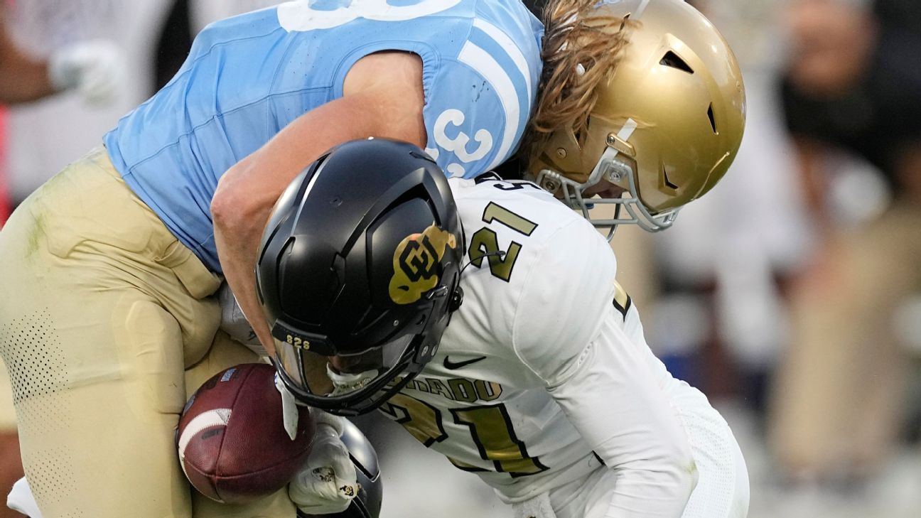 Colorado’s Shiloh Sanders was disqualified in the first half against UCLA