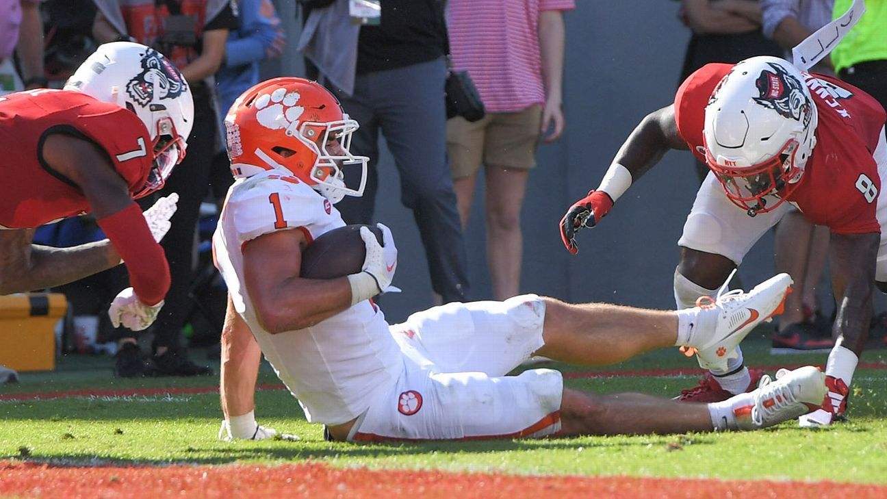 Clemson's Will Shipley in concussion protocol after loss ESPN