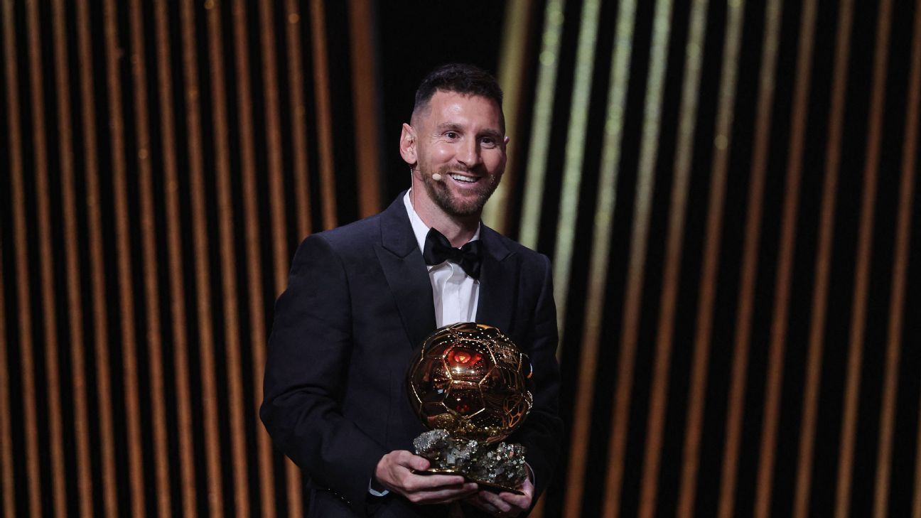 PSG's Lionel Messi wins record seventh Ballon d'Or, Football News