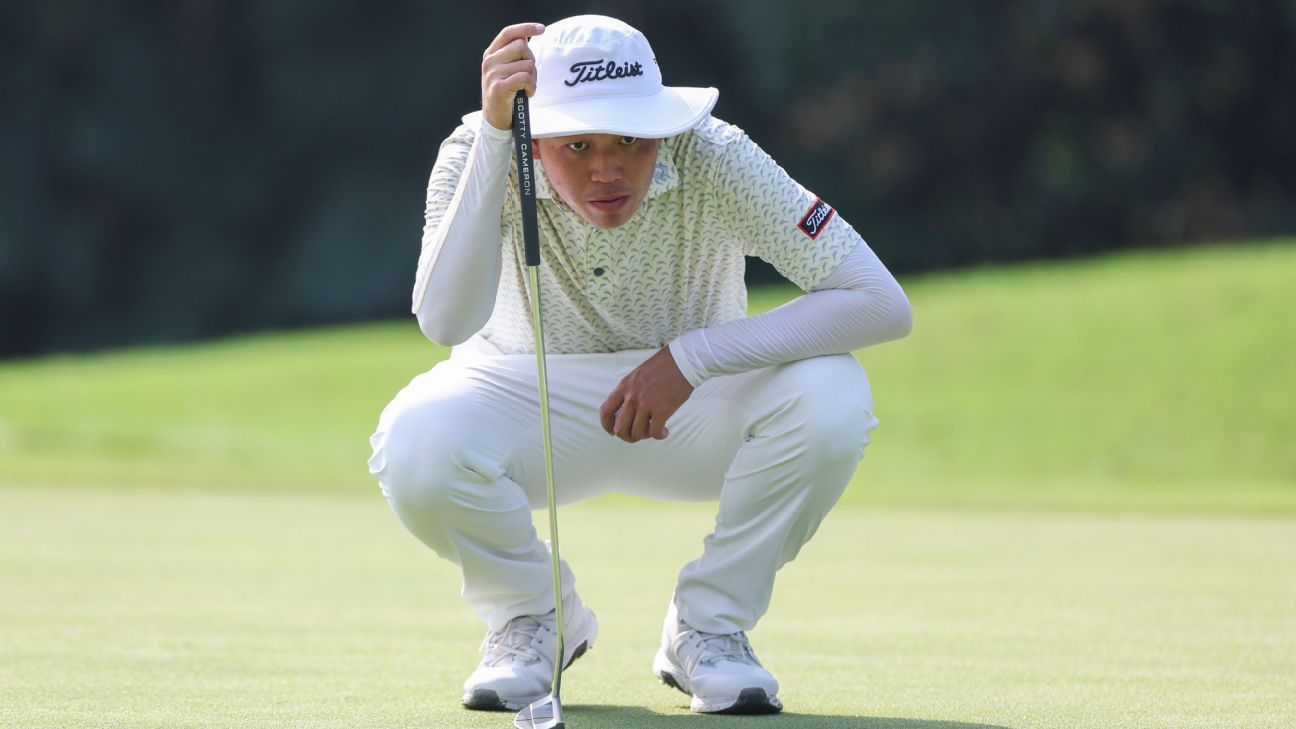 Guxin Chen holds 3-shot China Open lead despite final bogey