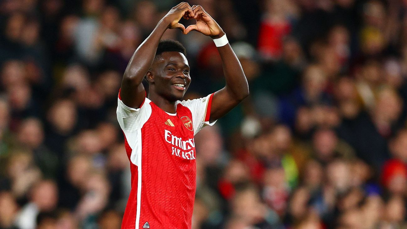 Saka shines for Arsenal in crucial UCL win against Sevilla