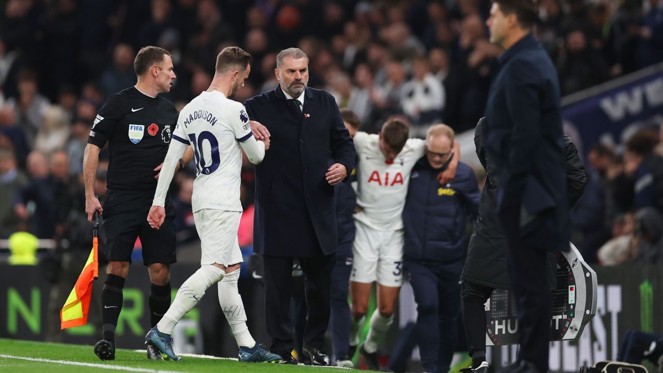 Spurs blow as Postecoglou confirms more injuries