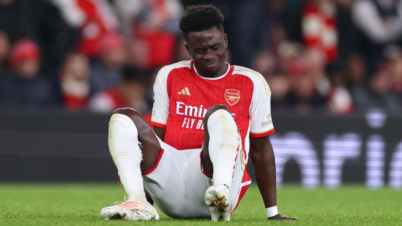 Arsenal sweating on Saka, Ødegaard injuries