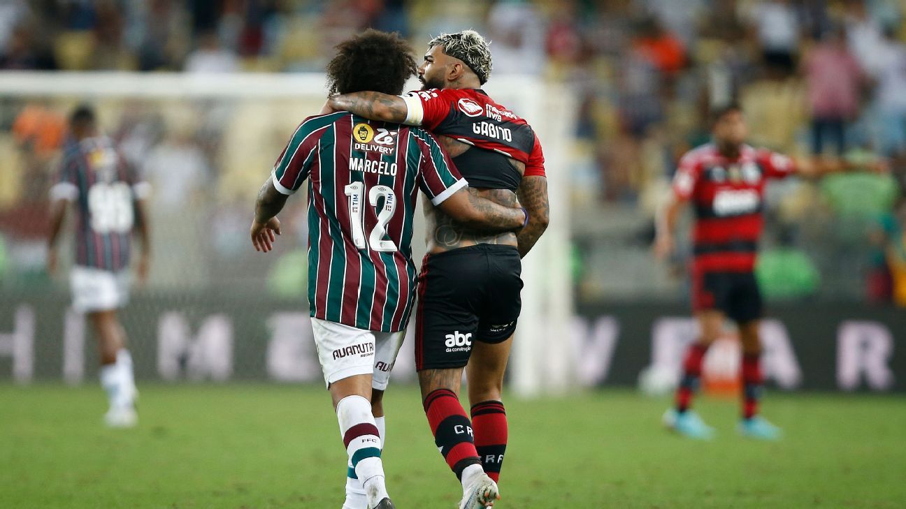 Marcelo conta bastidores da treta com Gabigol em Fla-Flu e explica troca de provocações: Se ele for falar alguma coisa agora...