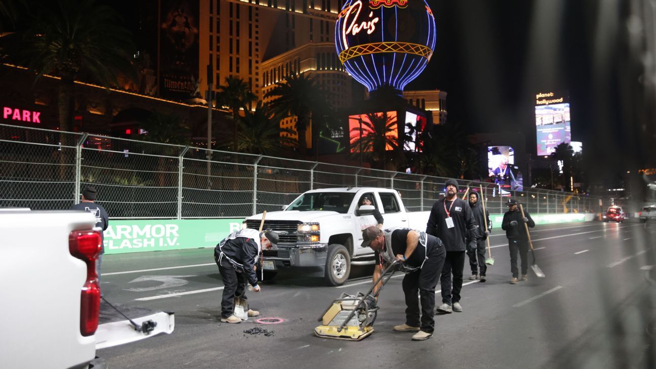 La F1 no se disculpa por el caos en los entrenamientos de Las Vegas: «Sucede»