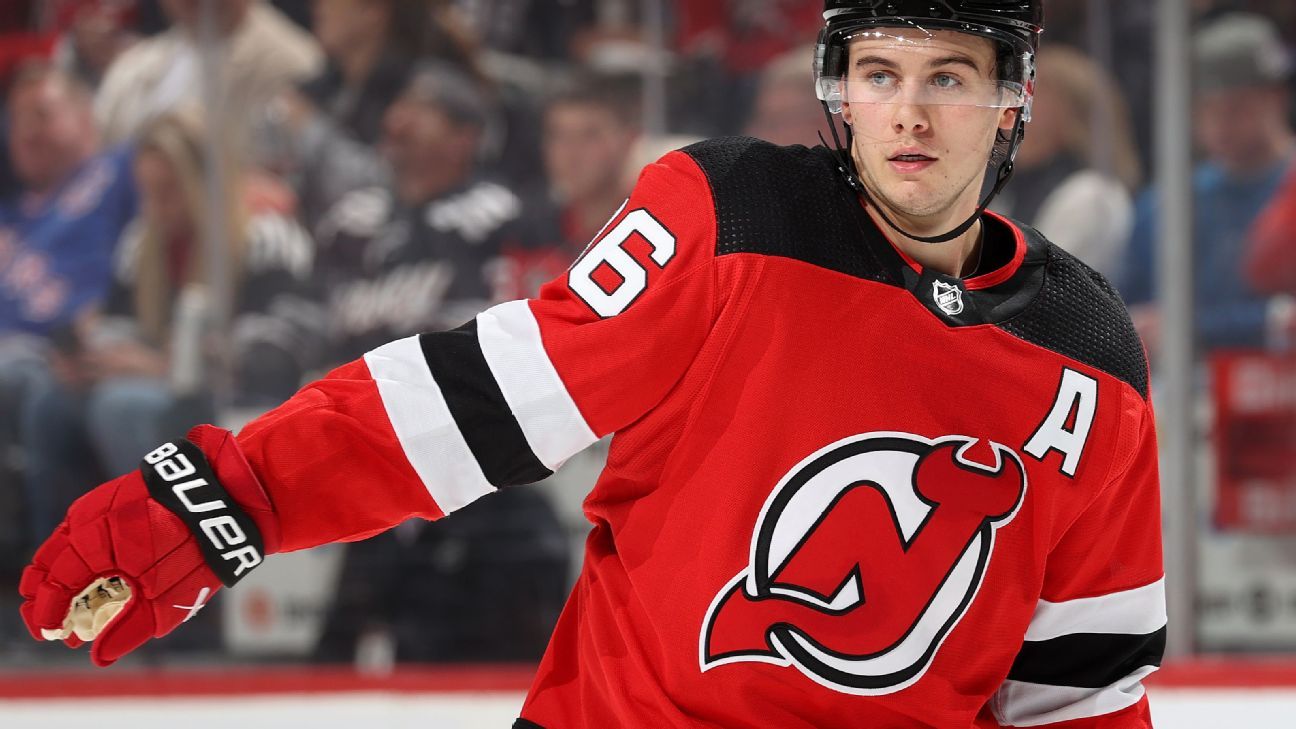 Hughes returns from 11-game absence for Devils