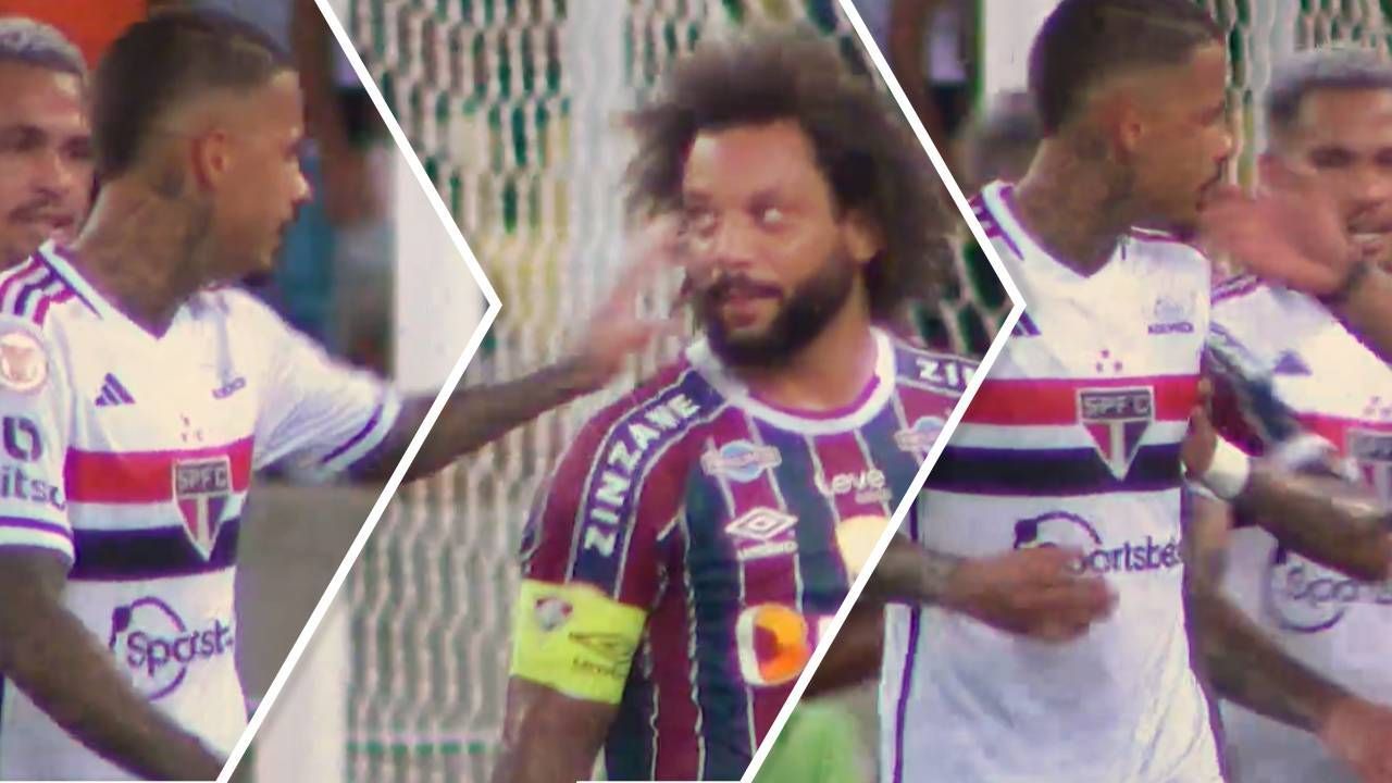 Marcelo e Diego Costa trocam tapas em Fluminense x São Paulo, e Luciano desabafa: 