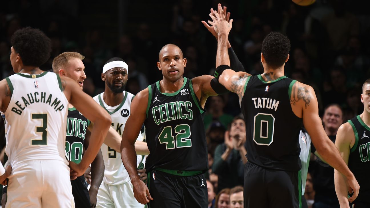 The Celtics stop the Bucks and the Suns the Warriors in the NBA