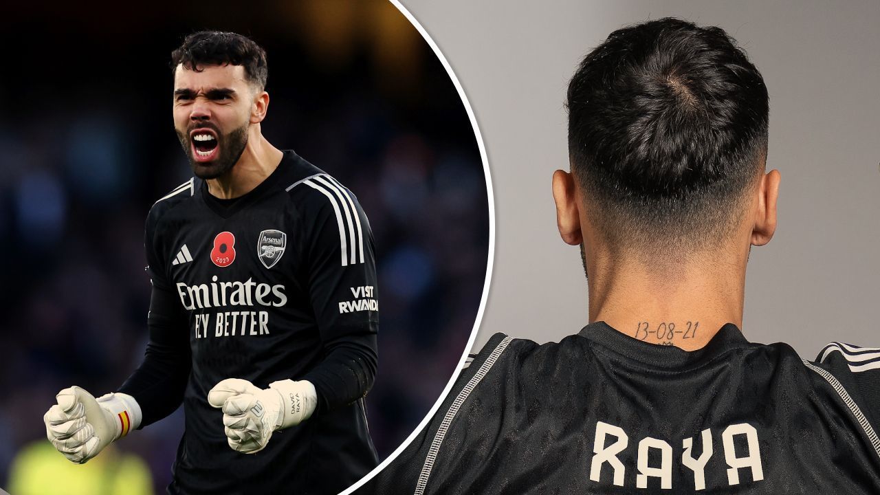 A homenagem curiosa de goleiro do Arsenal a rival da Premier League