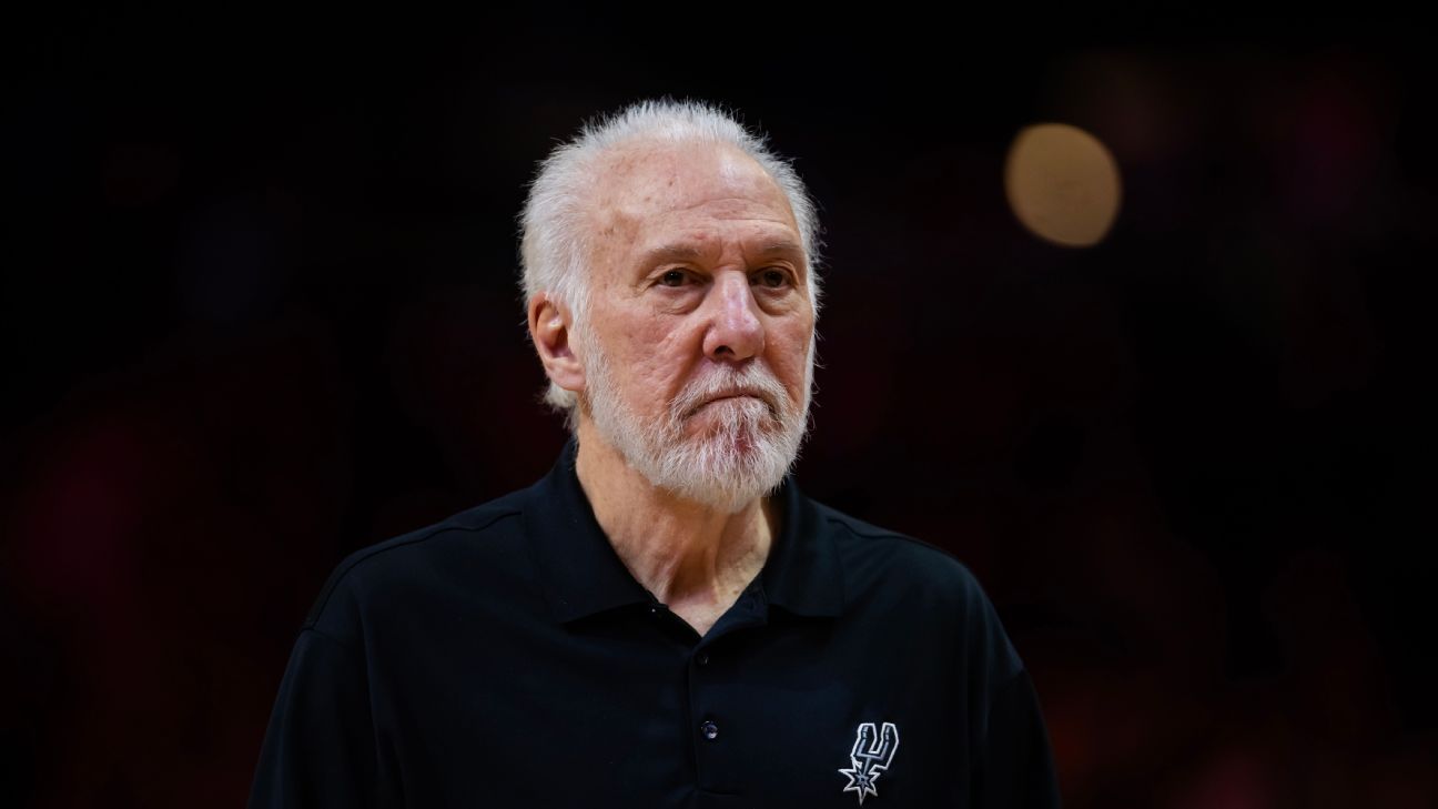 Spurs say Popovich’s absence due to mild stroke