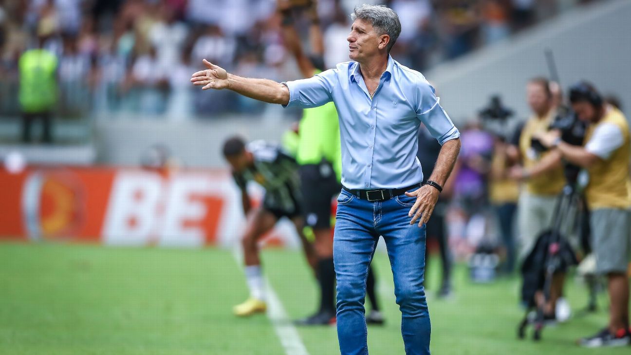Renato Gaúcho deixa futuro em aberto no Grêmio após derrota e fala em férias provavelmente prolongadas