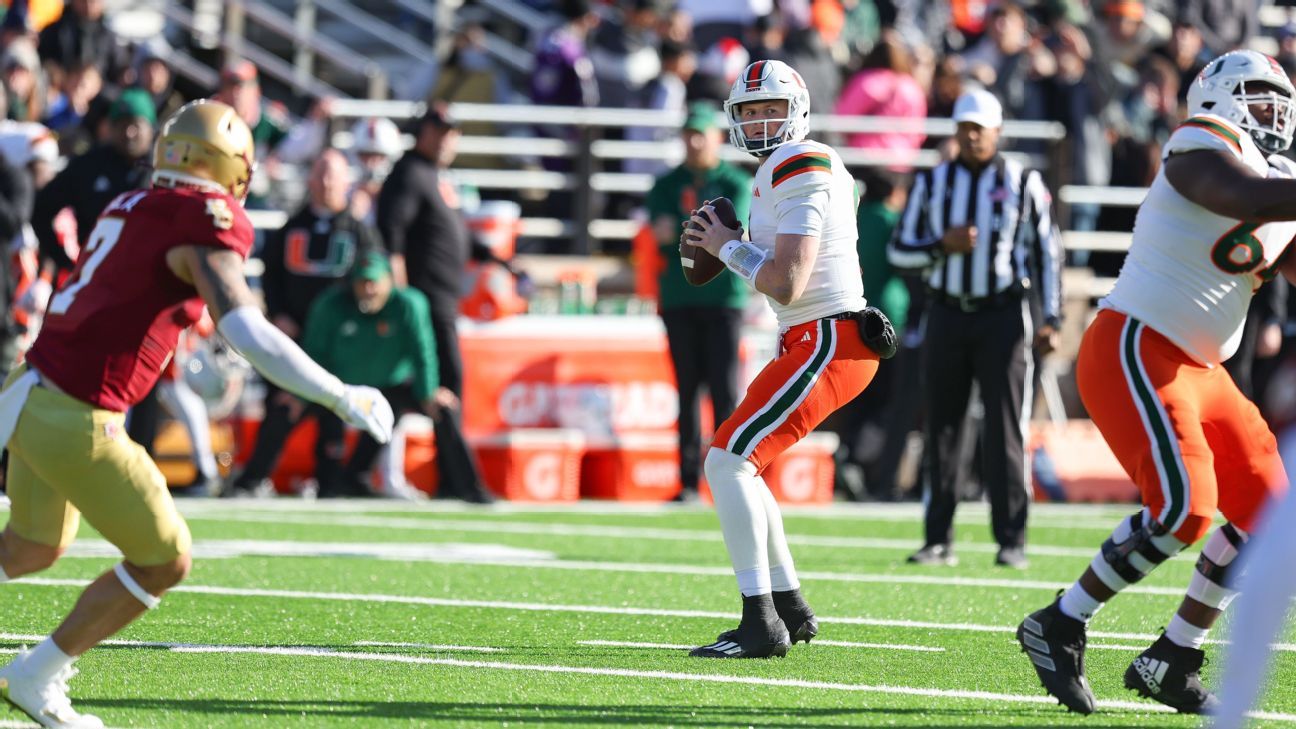 Miami QB Van Dyke in portal, eyes 'next chapter'