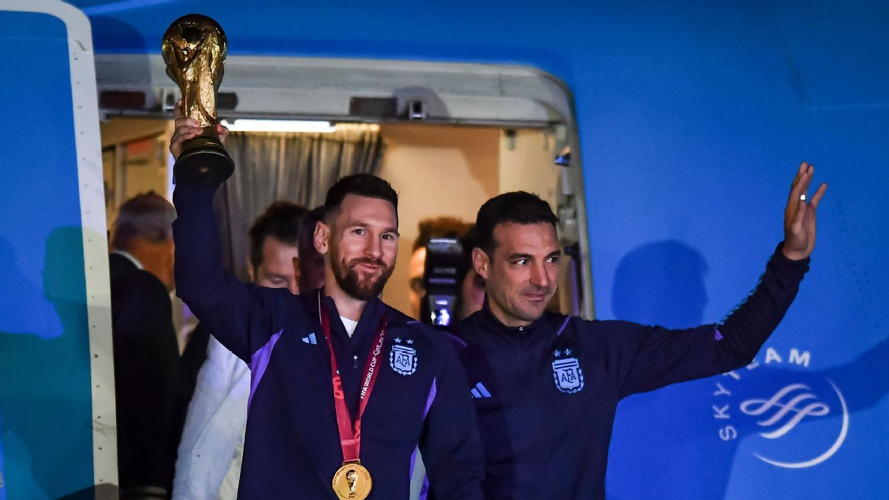 Argentina’s World Cup-winning coach Scaloni considering MLS job offer