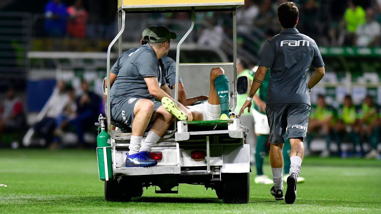 Rony tem nova fratura no antebraço e deve desfalcar o Palmeiras na reta final do Brasileirão