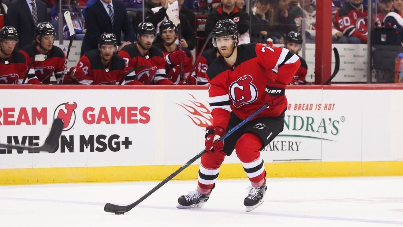 Devils' Hamilton out for regular season, GM says