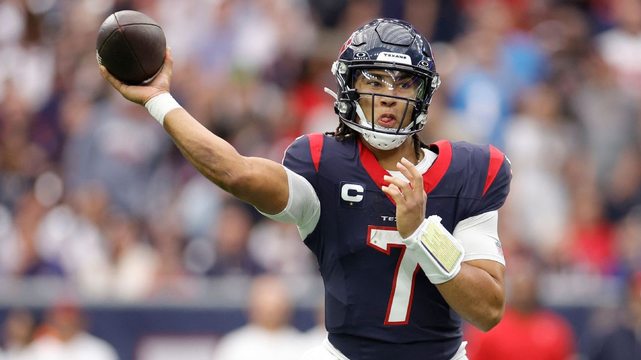 Texans QB C.J. Stroud likely out Sunday vs. Browns, sources say - ESPN