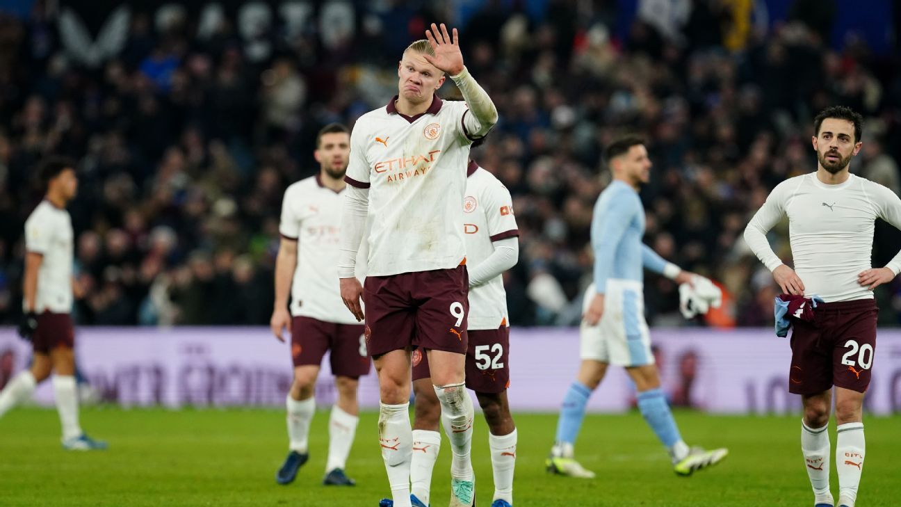 Aston Villa forces Guardiola to rethink Manchester City’s title hopes