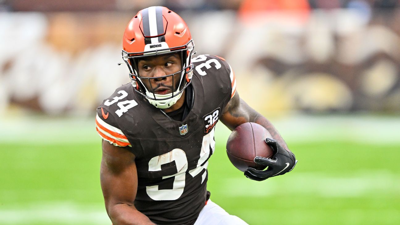 ‘It took a lot of feet to fill his shoes’: Browns keep running without Chubb