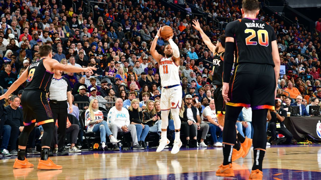 Brunson ustanawia rekordy z dystansu, osiągając najwyższą w karierze liczbę 50 punktów w zwycięstwie Knicks